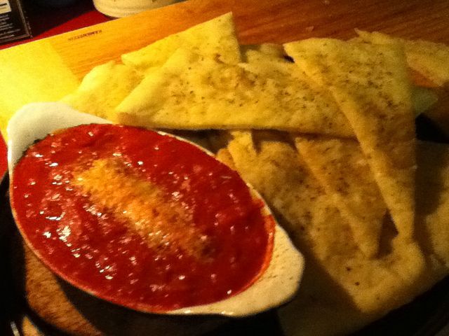 Flatbread Appetizer W/roasted Tomatoes and Goat Cheese (aka Yummy Appetizer)