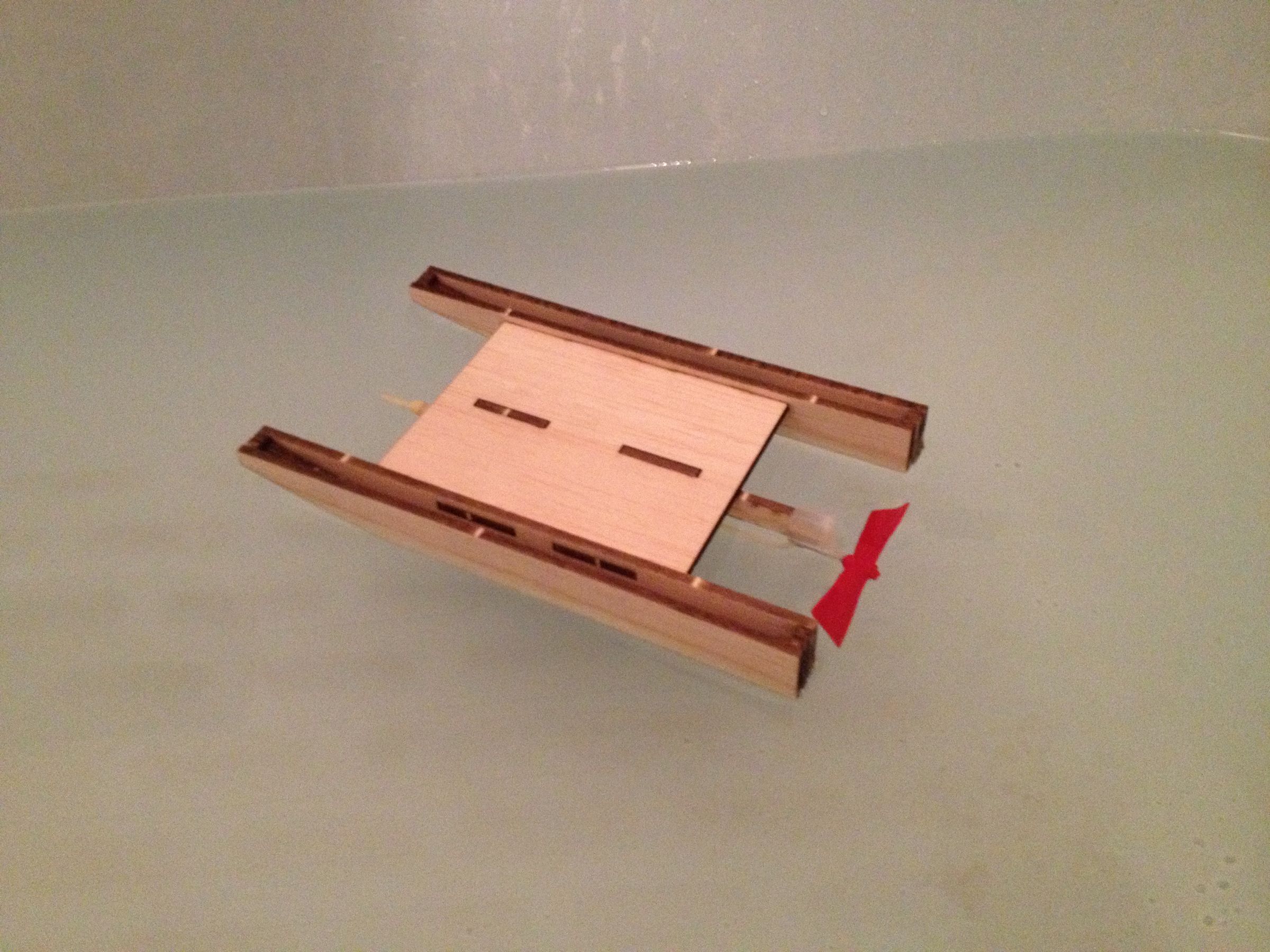 Rubber Powered Power Boat "I Made It at 7 Steps Instructables