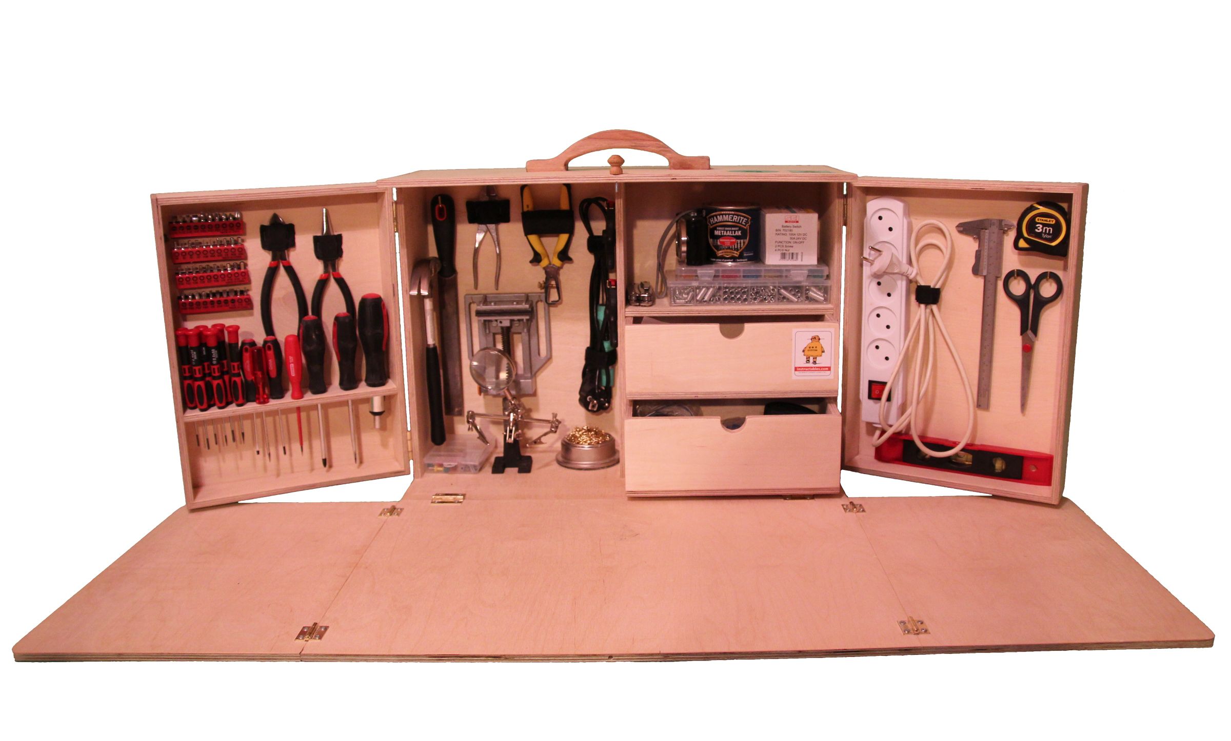 DIY guide for Make a Portable Workstation with step-by-step instructions