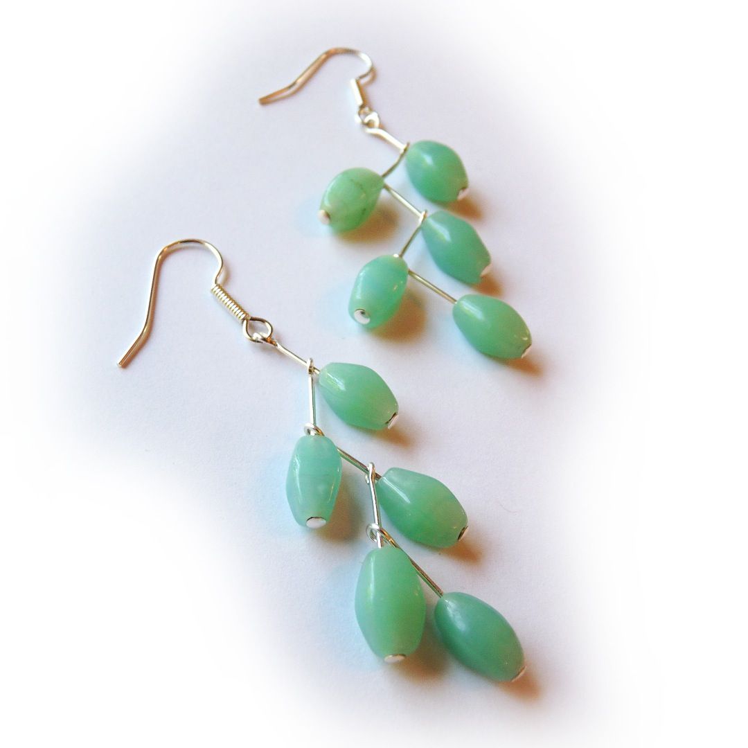 Head Pin Branch Earrings : 7 Steps 