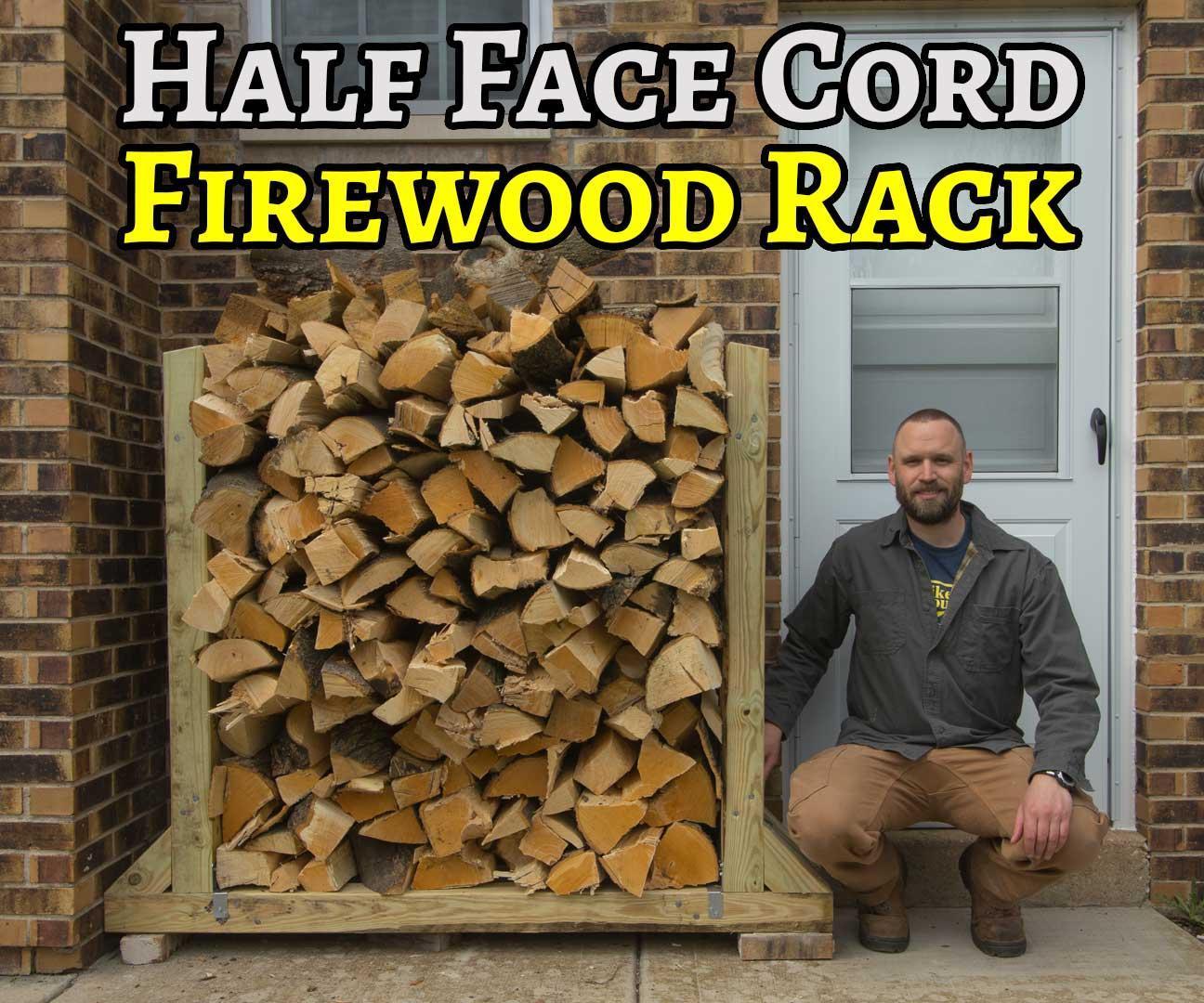 HalfFaceCord Firewood Rack 7 Steps (with Pictures) Instructables