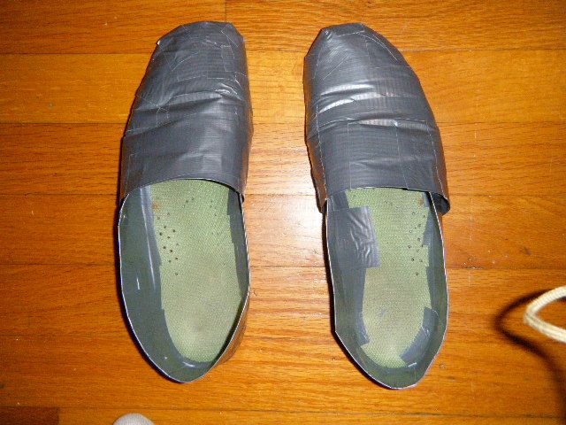 duct tape shoe