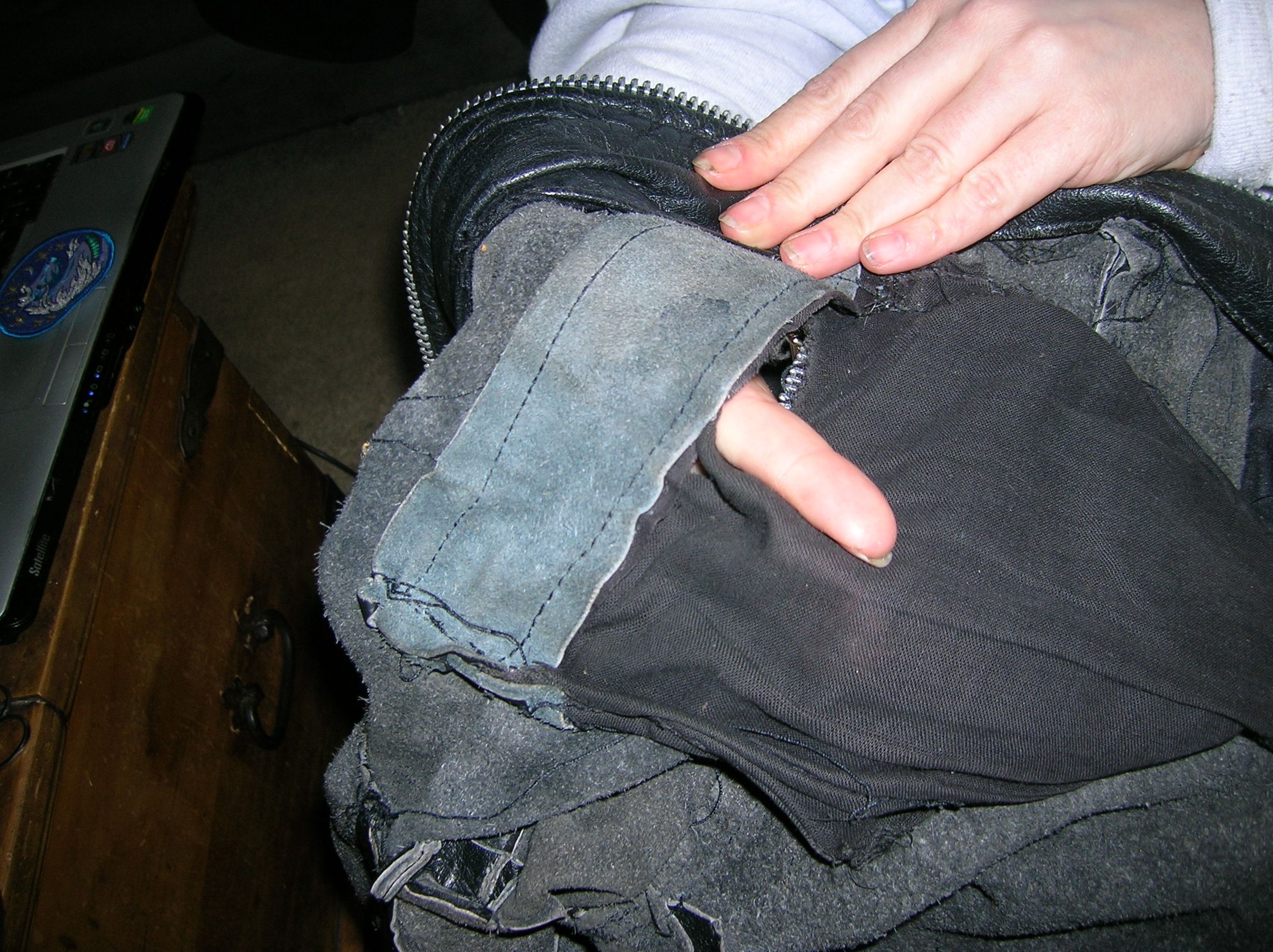 How to Repair a Leather Jacket by Hand 6 Steps Instructables