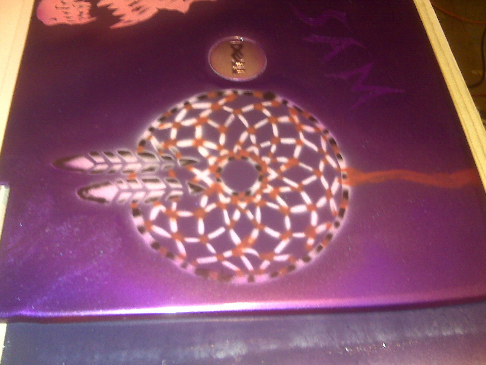 "UPDATED W/Videos" How to Spray Paint Snake Skin Scales on Anything 7