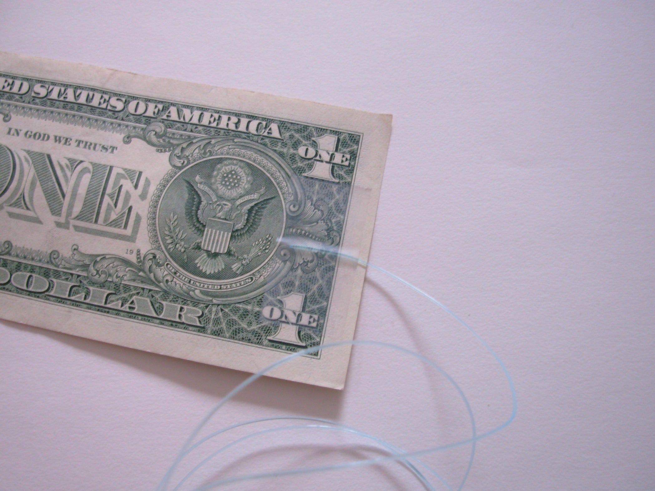 Dollar Bill on a String 4 Steps Instructables