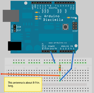 Arduino EMF (Electromagnetic Field) Detector : 5 Steps - Instructables