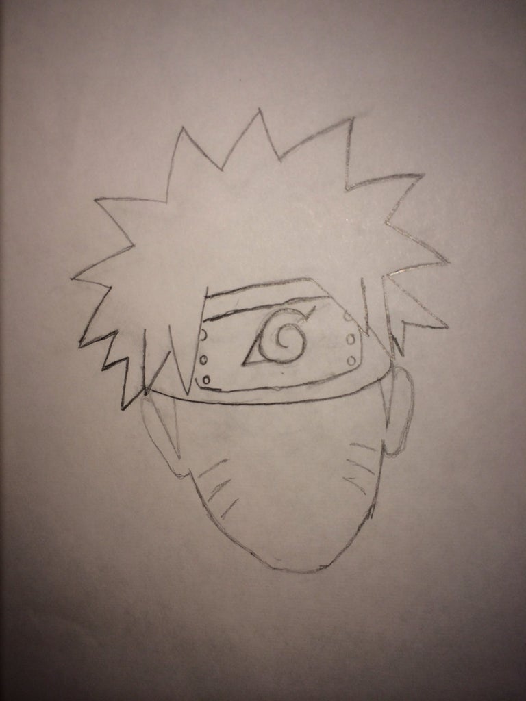 How To Draw Naruto 7 Steps Instructables How To Draw Naruto 7 Steps Instructables