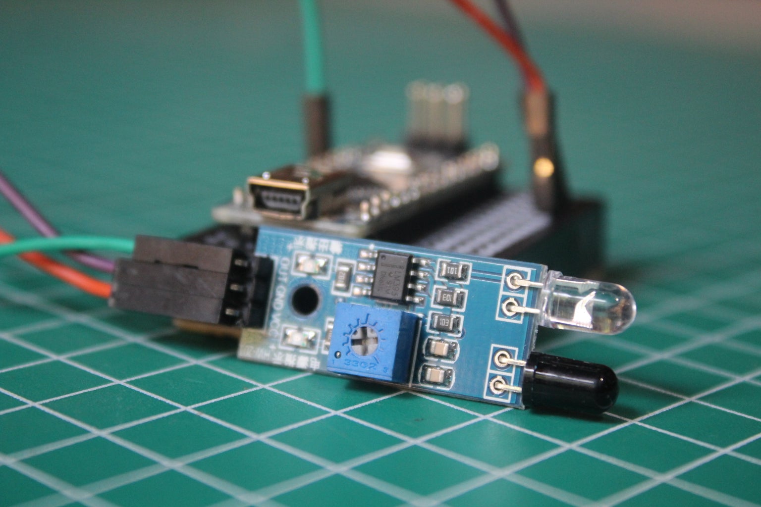 How to Use the IR Obstacle Avoidance Sensor on Arduino : 4 Steps ...