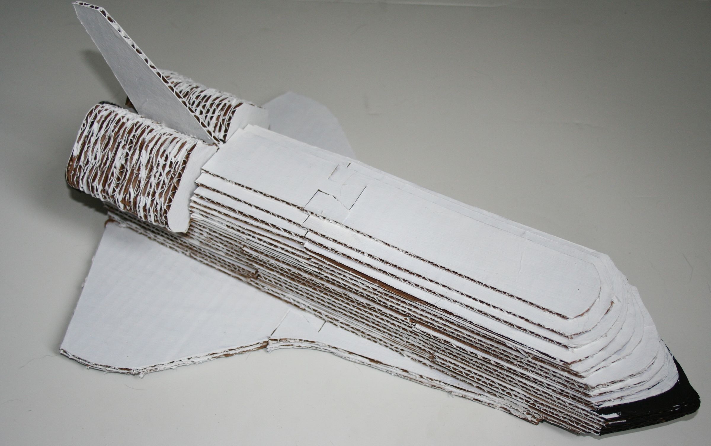 DIY guide for 123D Space Shuttle with step-by-step instructions