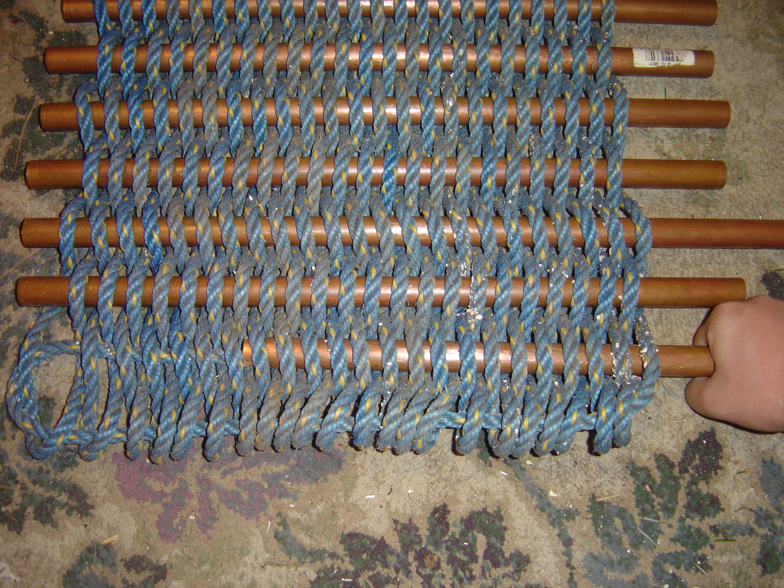 How to Make a Doormat Out of Recycled ROPE! 9 Steps Instructables