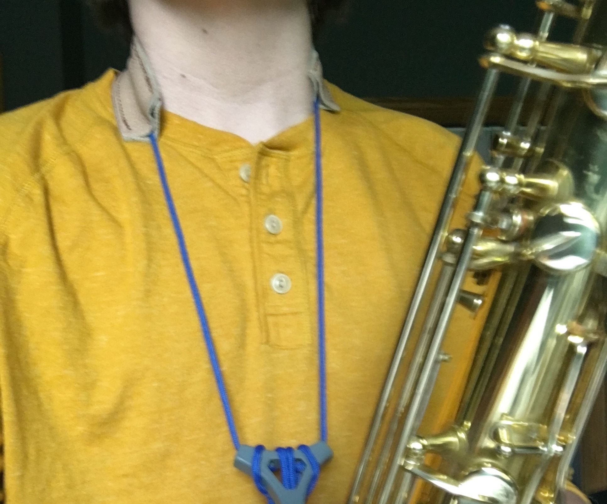 Prototype Leather Saxophone Neck Strap 3 Steps Instructables