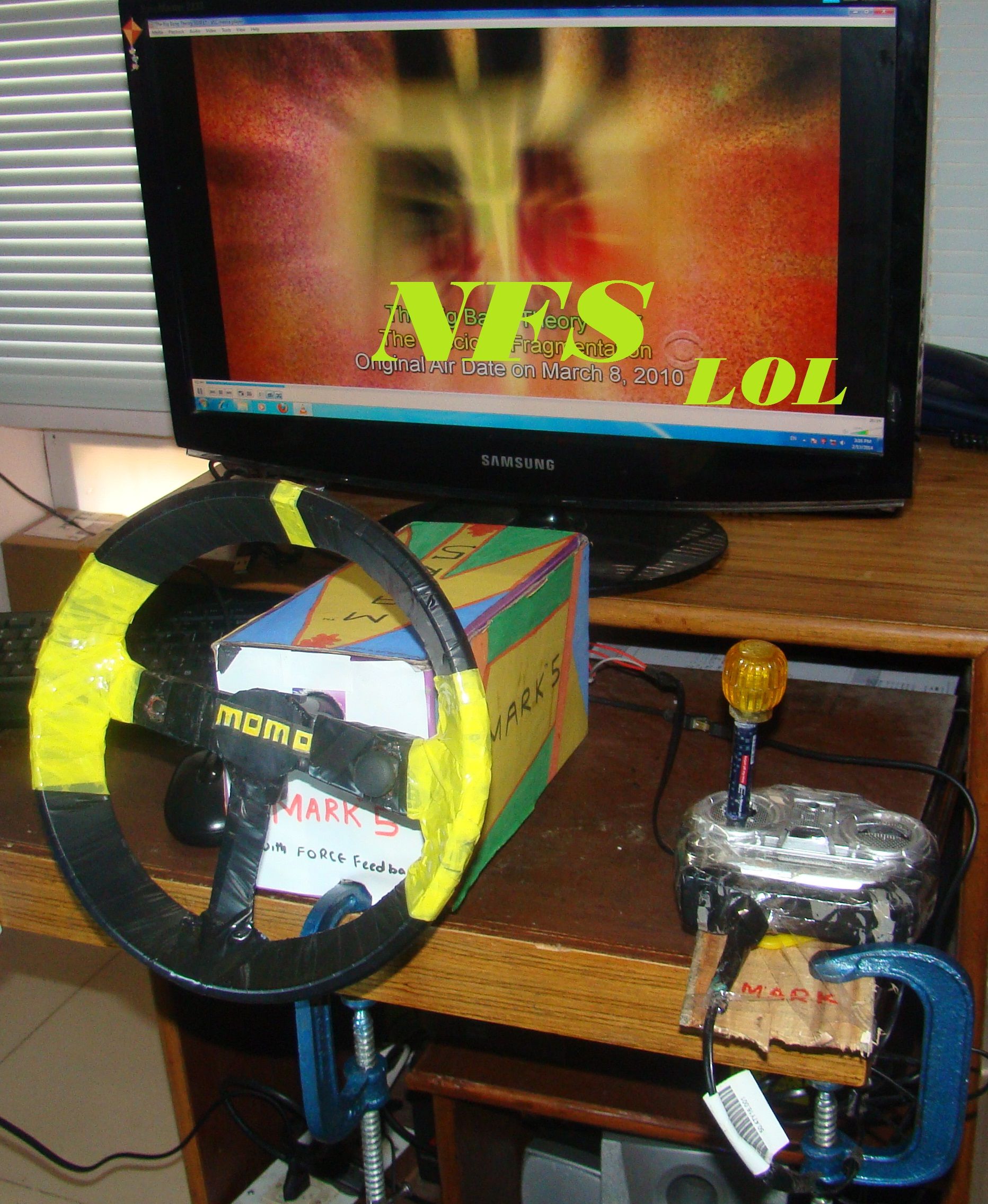DIY Homemade Steering Wheel USB PC With Viberation 10 Steps