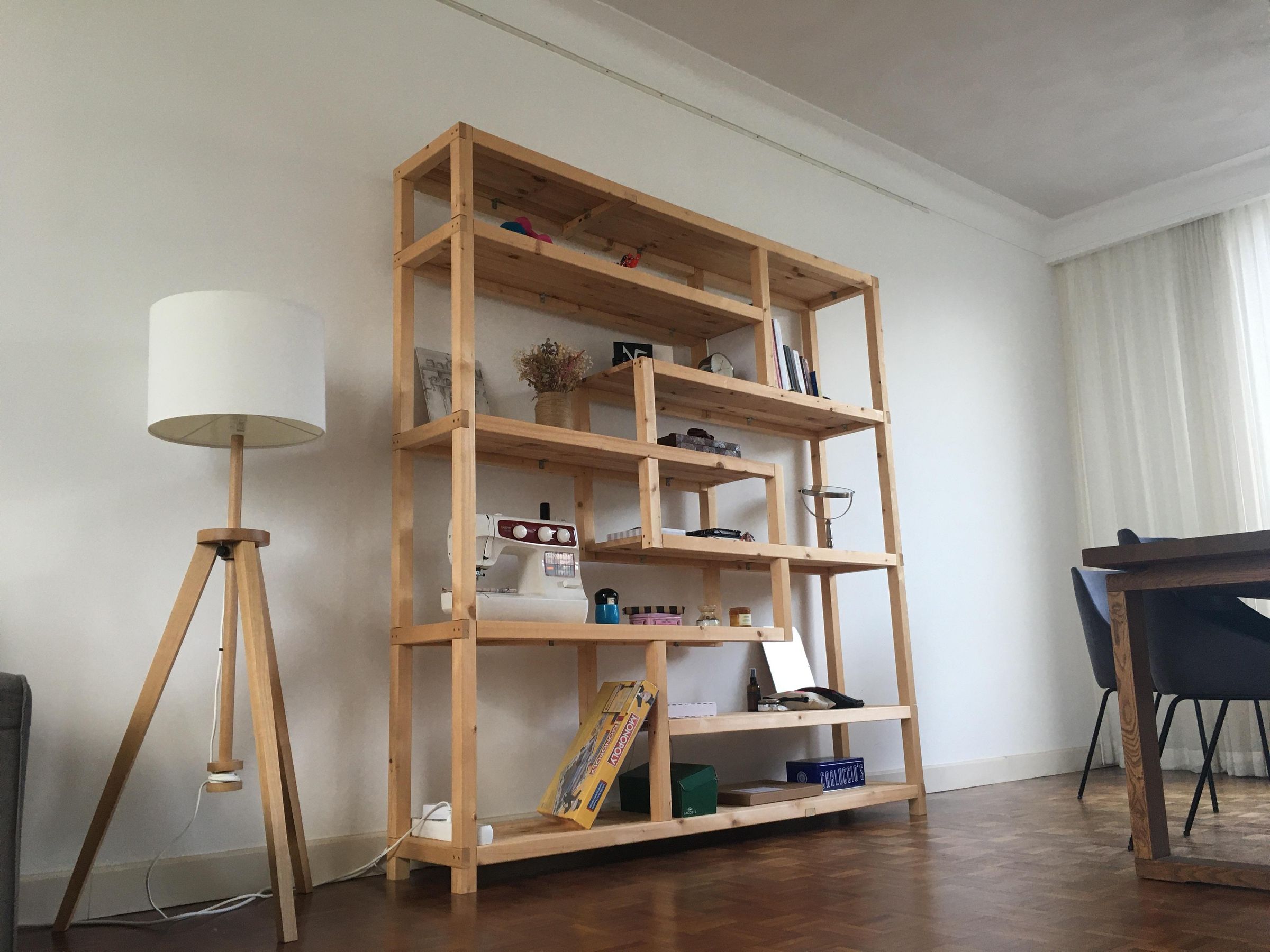 MyFurniture 1 How To a (unique) Shelving Unit for My Living Room