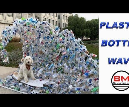 wave made out of plastic bottles DIY Project DIY Project Image