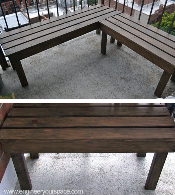Diy Outdoor Wood Bench 6 Steps With Pictures Instructables - How To Build A Patio Bench Out Of Wood Diy Outdoor Wood Bench 6 Steps With Pictures Instructables - How To Build A Patio Bench Out Of Wood