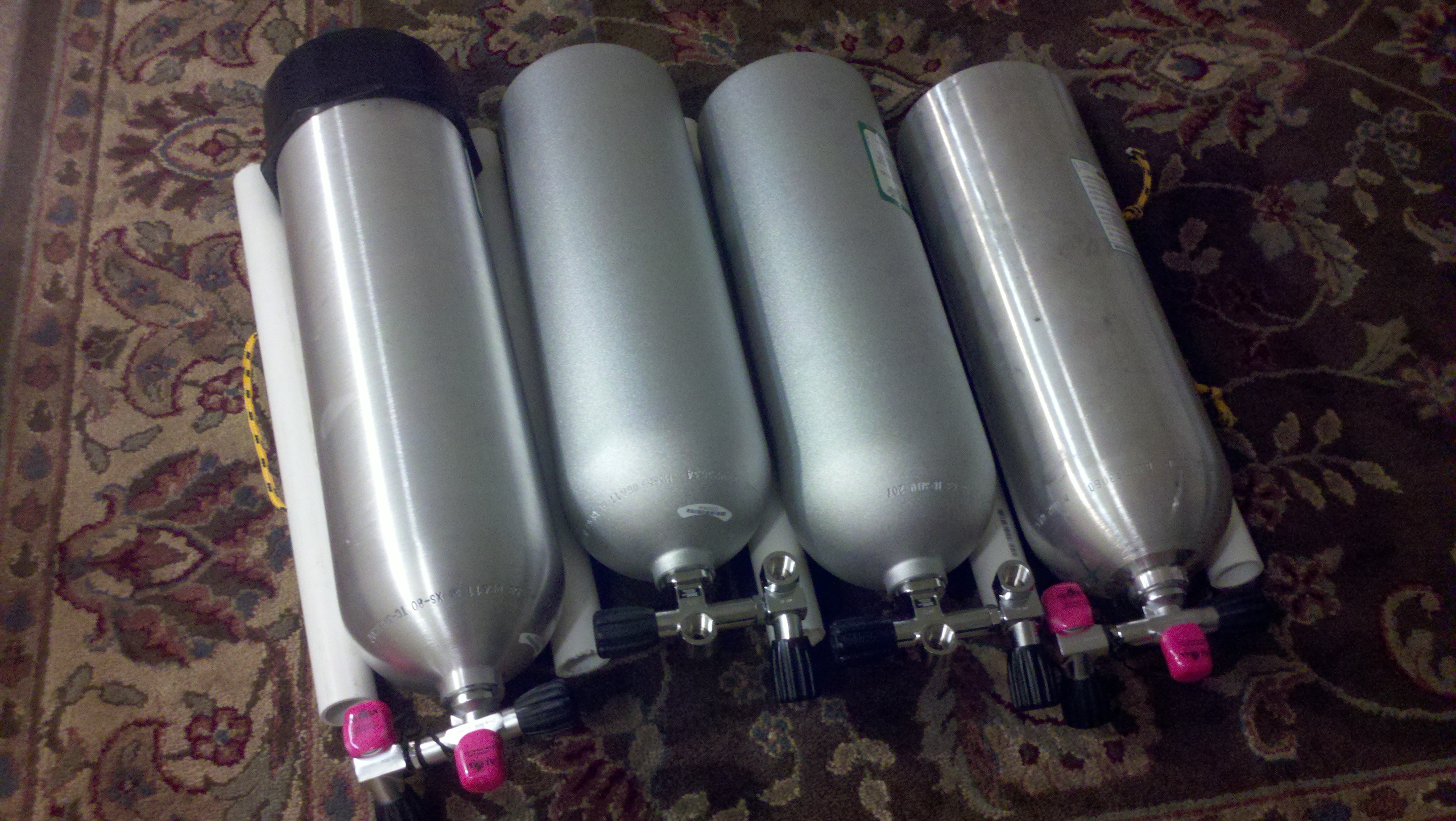 SCUBA Tank Rack 4 Steps Instructables