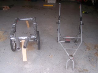 Kayak Cart Made From A Bob Jogging Stroller Instructables