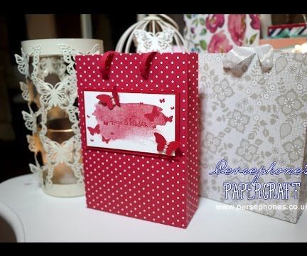 DIY guide for Professional Paper Bag | Stampin' Up (UK) with Persephone's Papercraft with step-by-step instructions