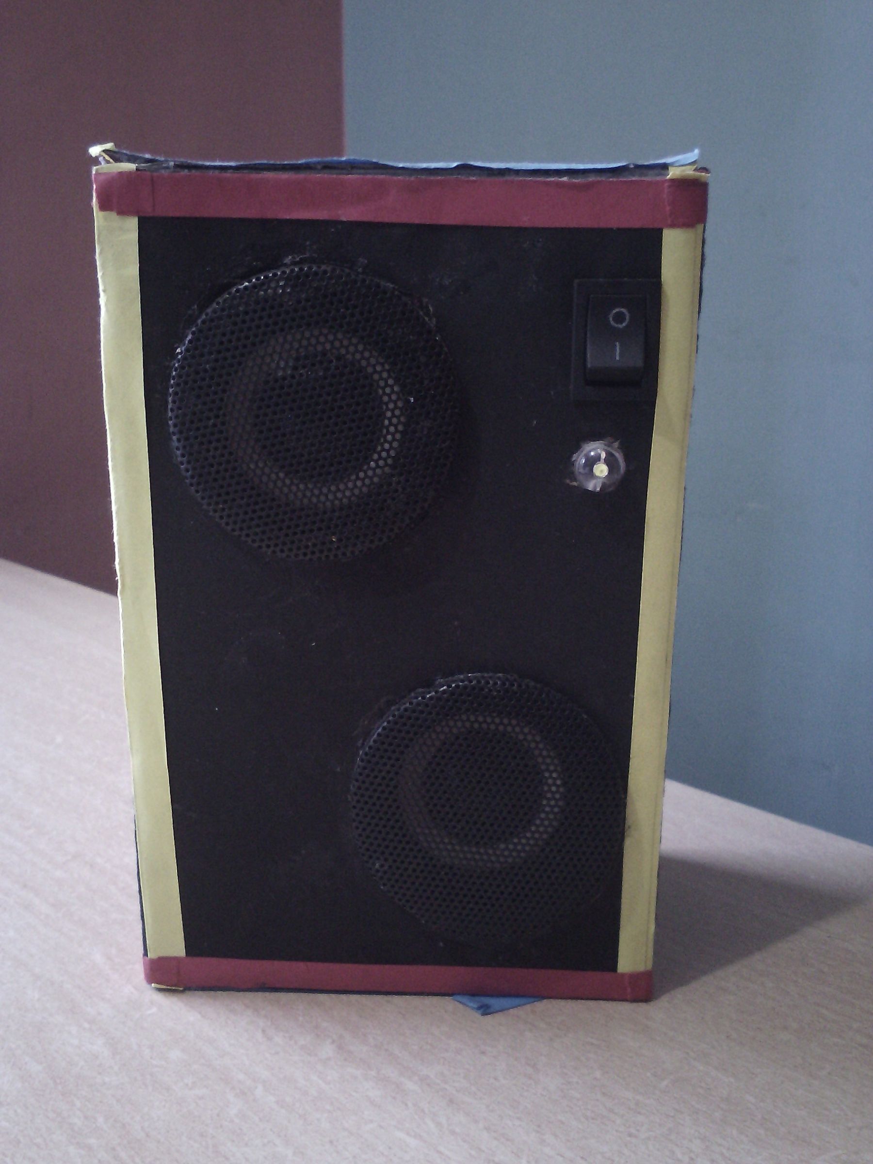 finising box speaker