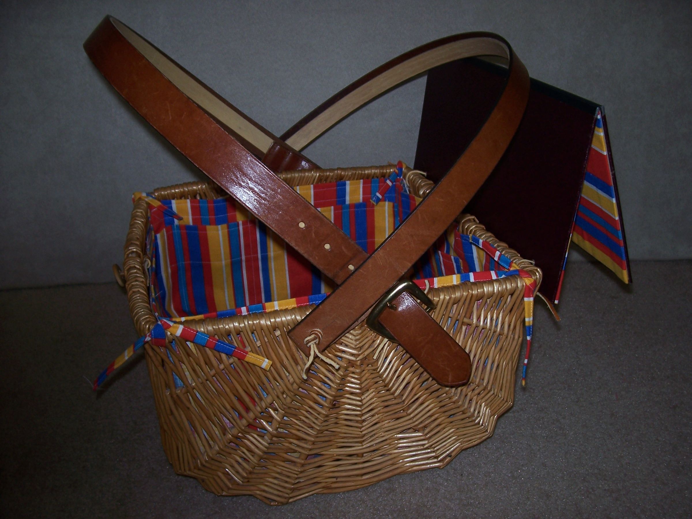 Create a Rustic Picnic Basket With Liner 6 Steps (with Pictures) Instructables