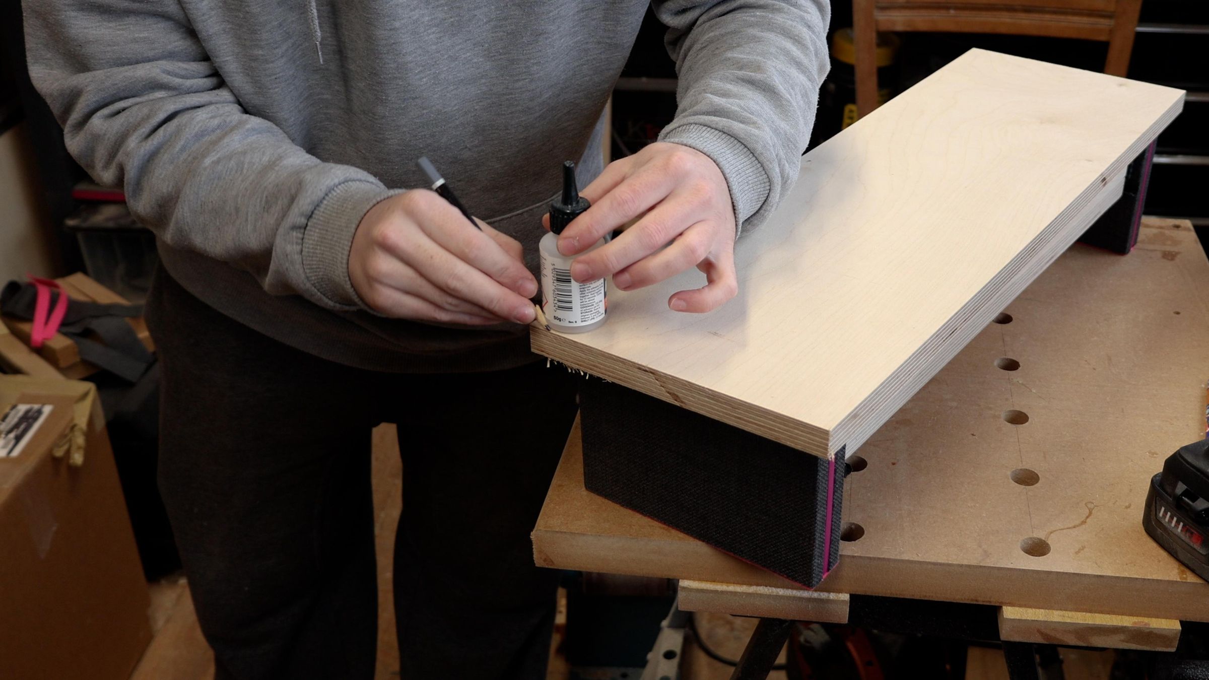 How to Make a Storage Shelf for a Desk DIY Monitor Stand 6 Steps