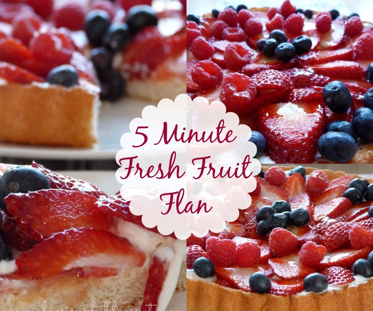 DIY guide for 5 Minute Fresh Fruit Flan with step-by-step instructions