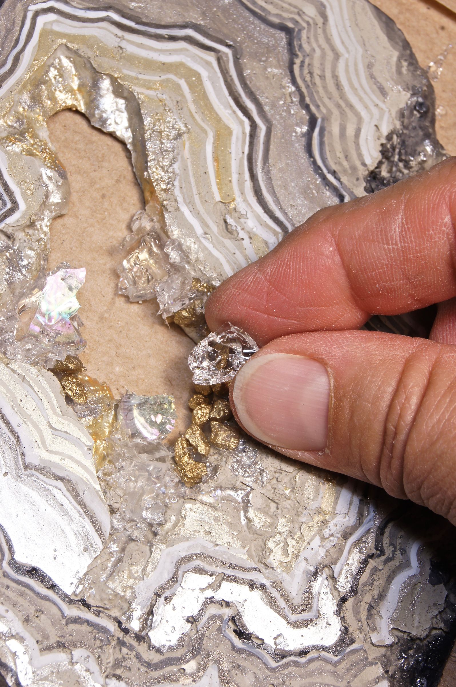 Fabulous Fake Concrete Geodes 6 Steps (with Pictures) Instructables