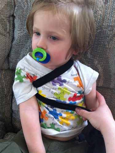 Calm A Sensory Seeker With Hosiery 4 Steps With Pictures Instructables