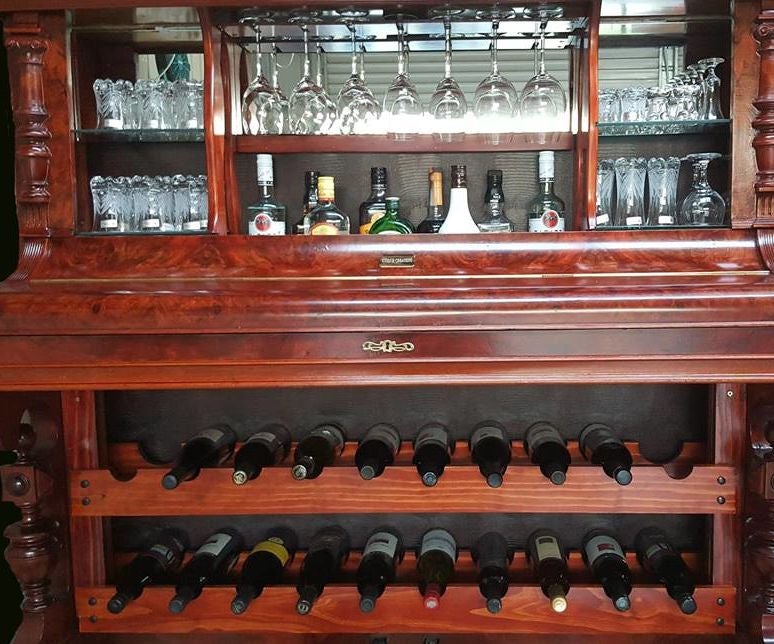 How To Repurpose A Piano Into A Bar Drinks Cabinet 9 Steps With Pictures Instructables