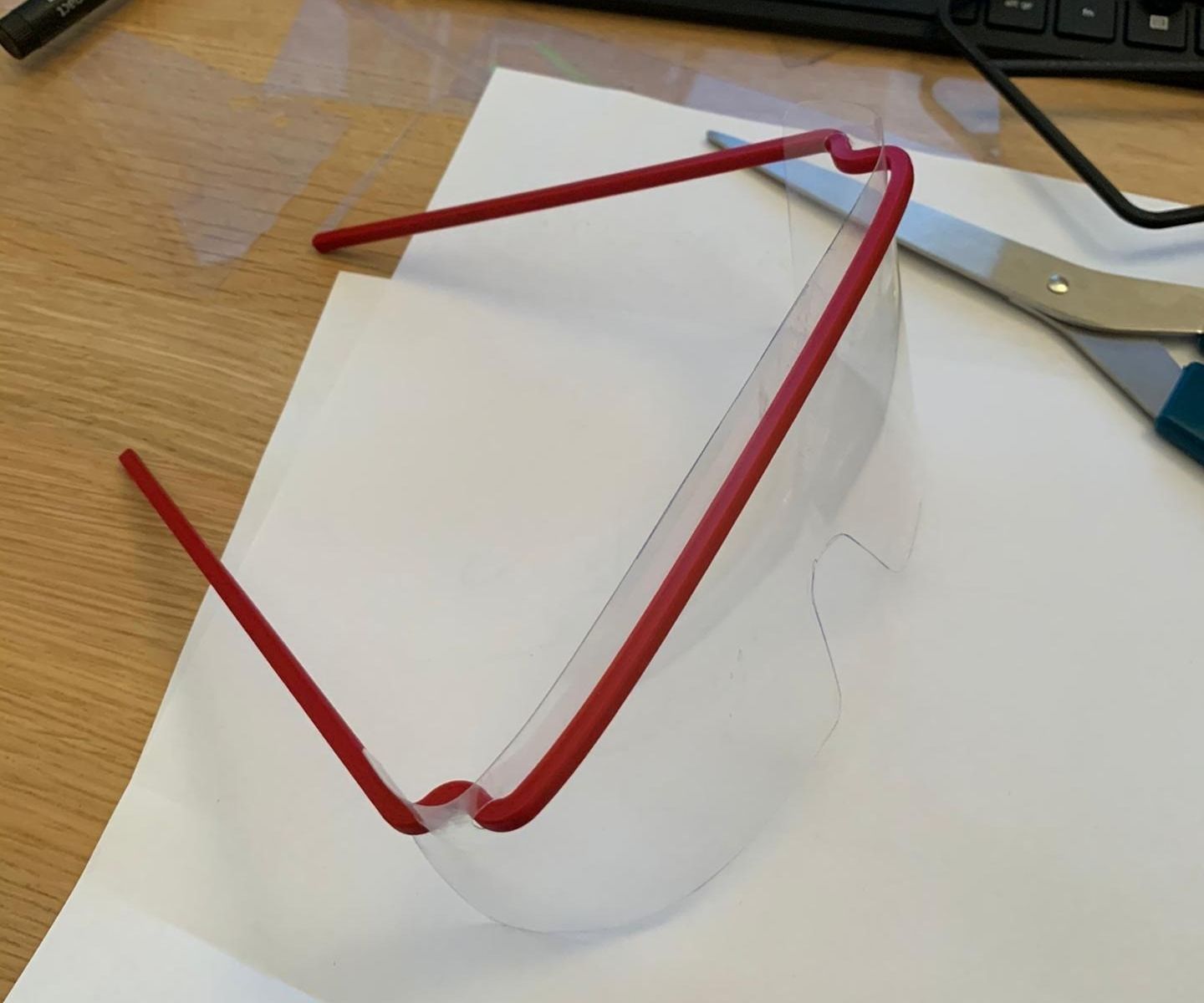 COVID 19 Healthcare Workers Protection Glasses 6 Steps Instructables