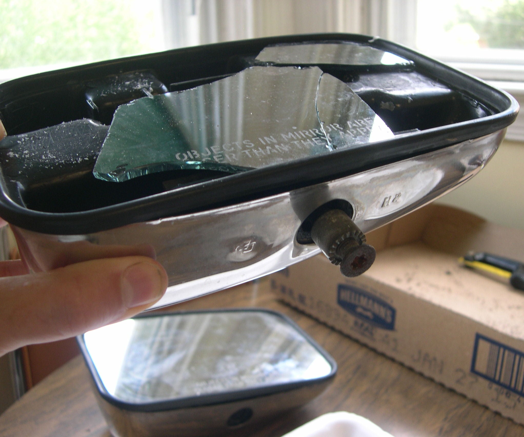 Ford F150 F250 Manual Chrome SideView Mirror, Removing a Good Mirror