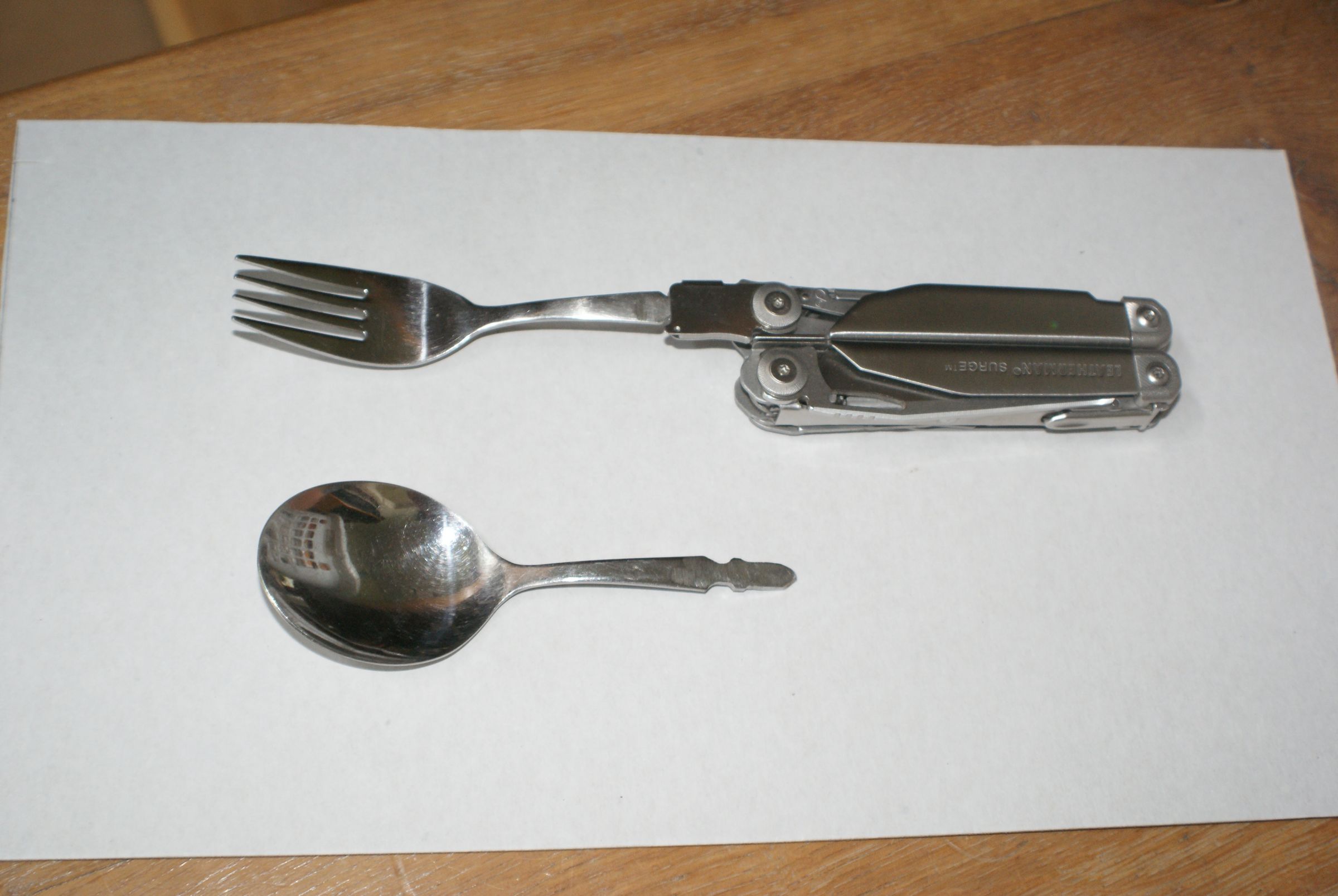 make cutlery for a leatherman DIY Project DIY Project Image
