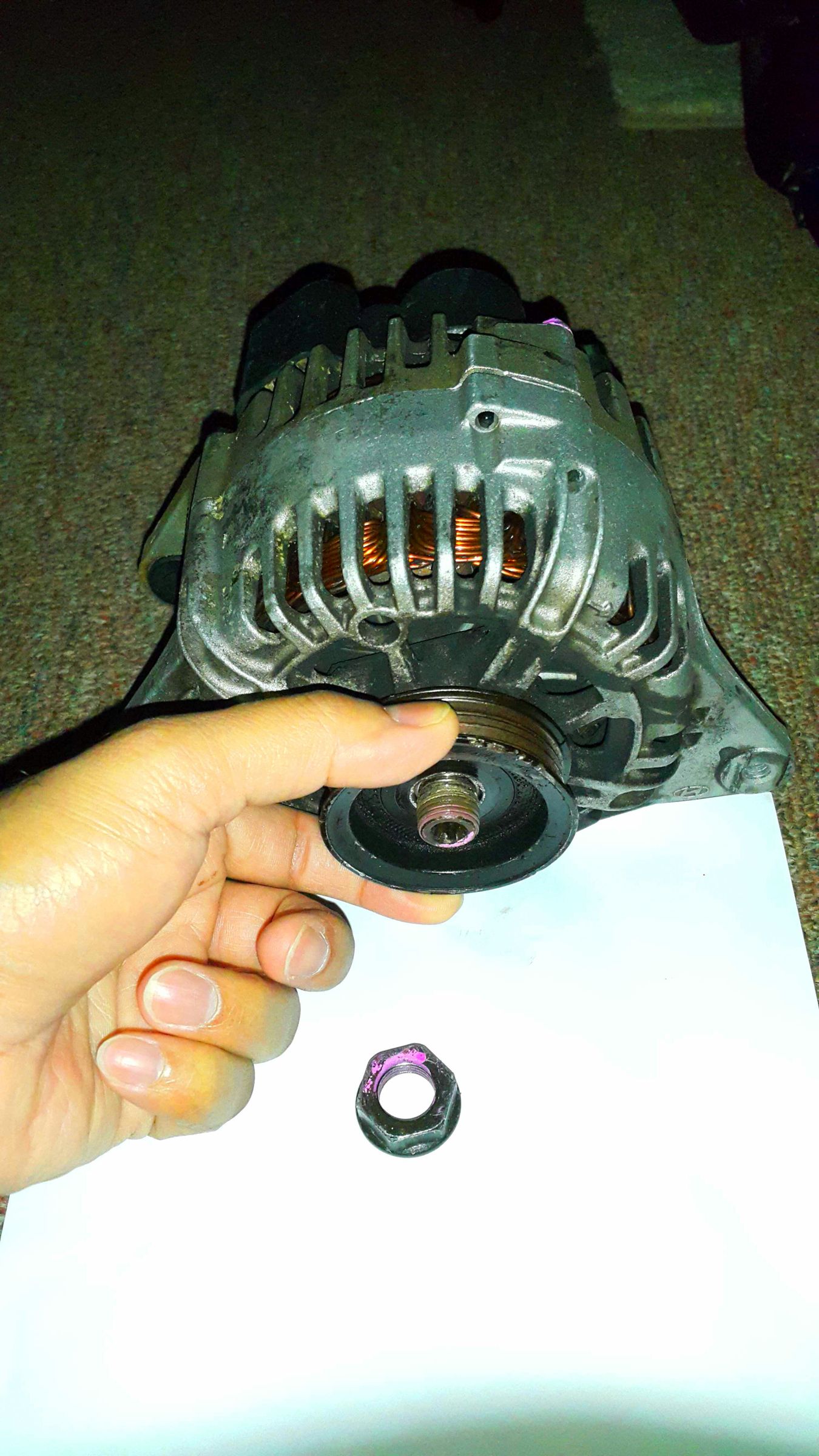 Removing an Alternator Pulley! 4 Steps Instructables