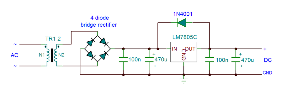 Variable Voltage Current Power Supply Circuit Using Transistor 2n3055 Homemade Circuit Projects In 2020 Power Supply Circuit Circuit Projects Electronic Schematics