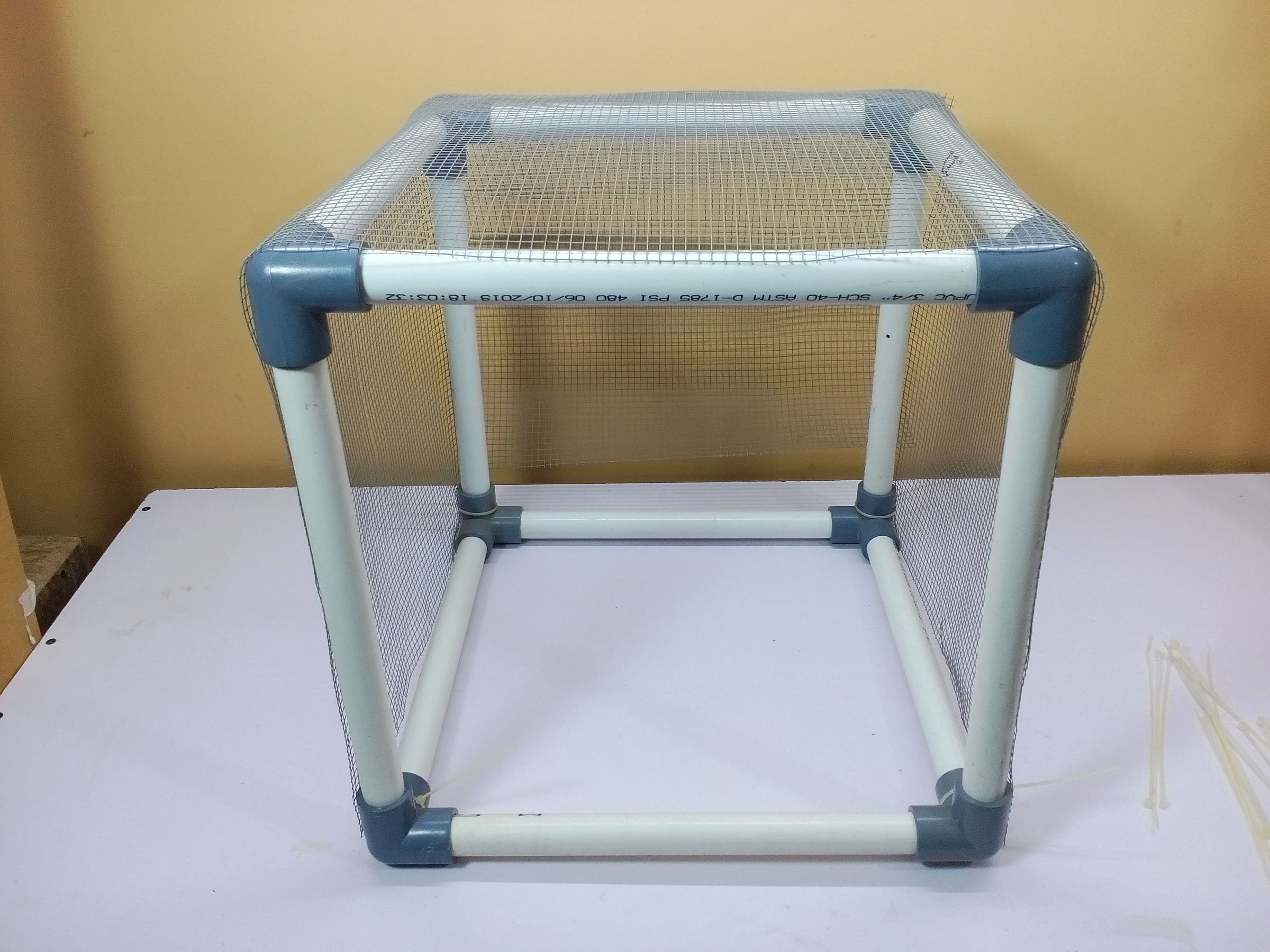 Make Pvc Pipe Cage Pvc Projects 5 Steps Instructables
