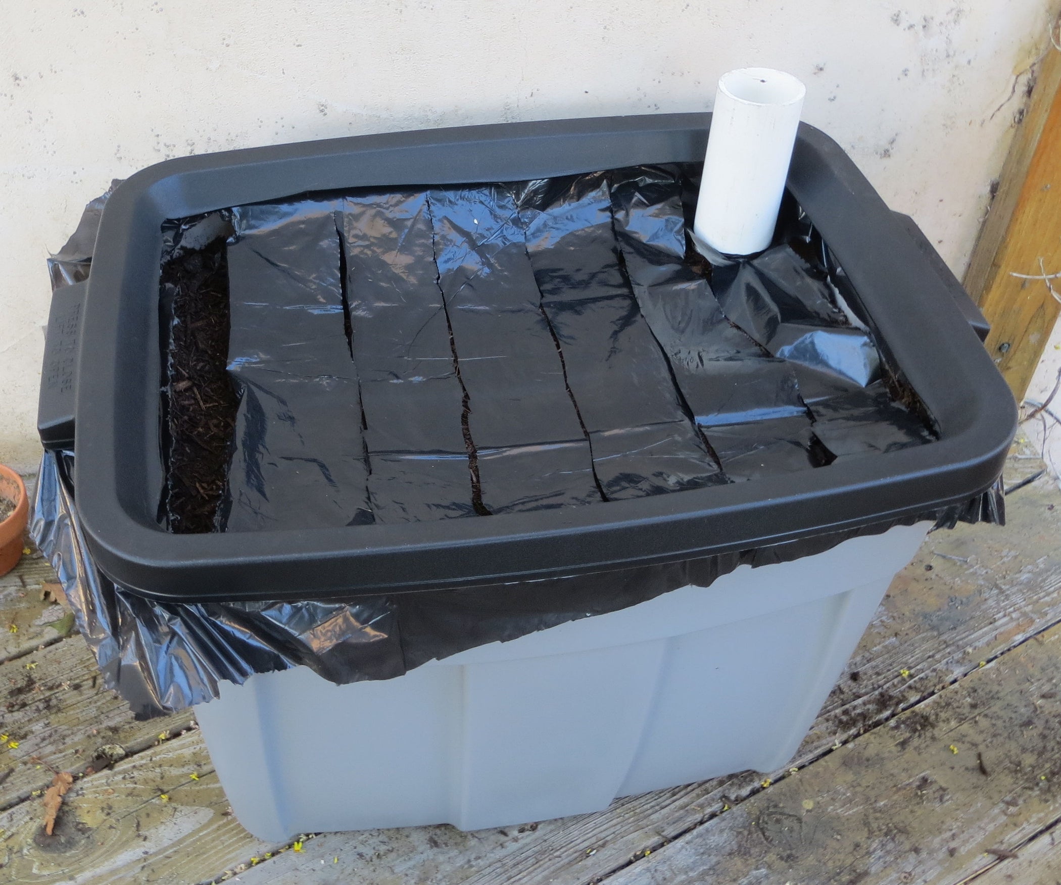 Self Watering Planter Box 11 Steps Instructables