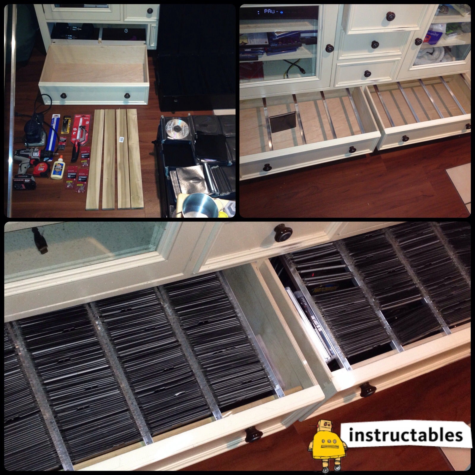 DVD Drawer DIY a Little History 4 Steps (with Pictures) Instructables