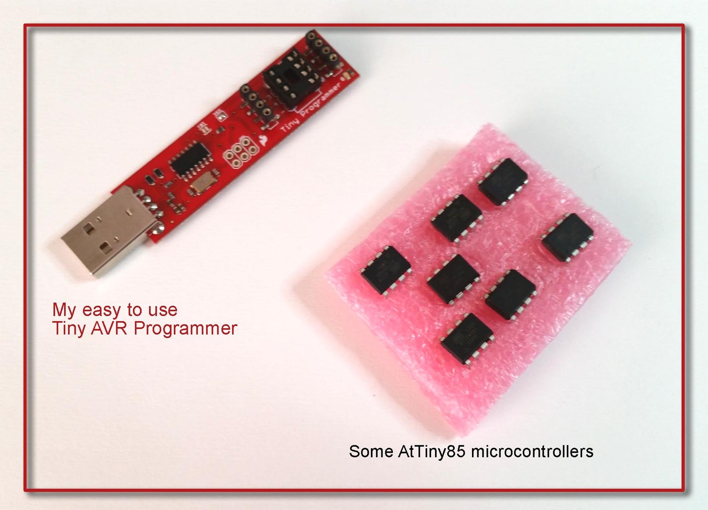 Programming the 'AtTiny85' With the 'Tiny AVR Programmer' and ...