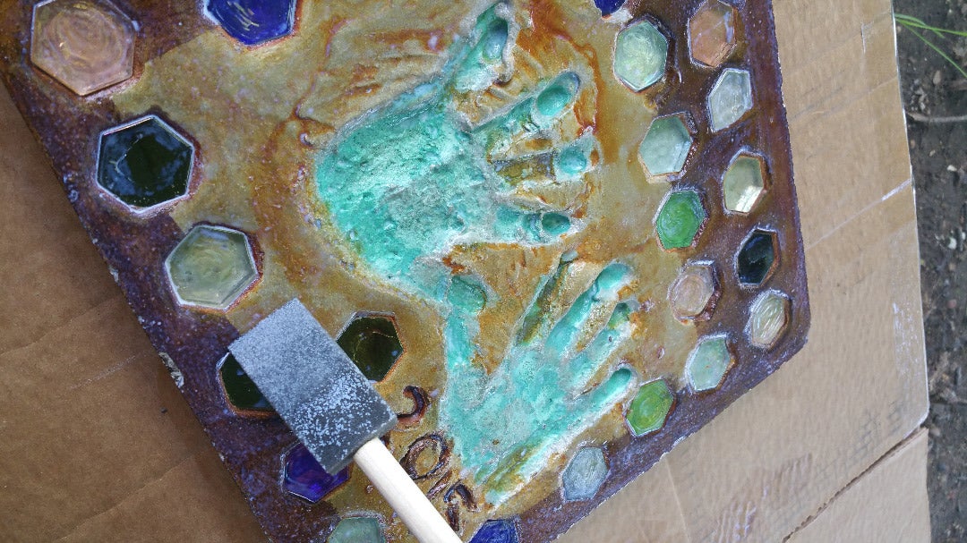 Father's Day Concrete Stepping Stones 9 Steps (with Pictures) Instructables