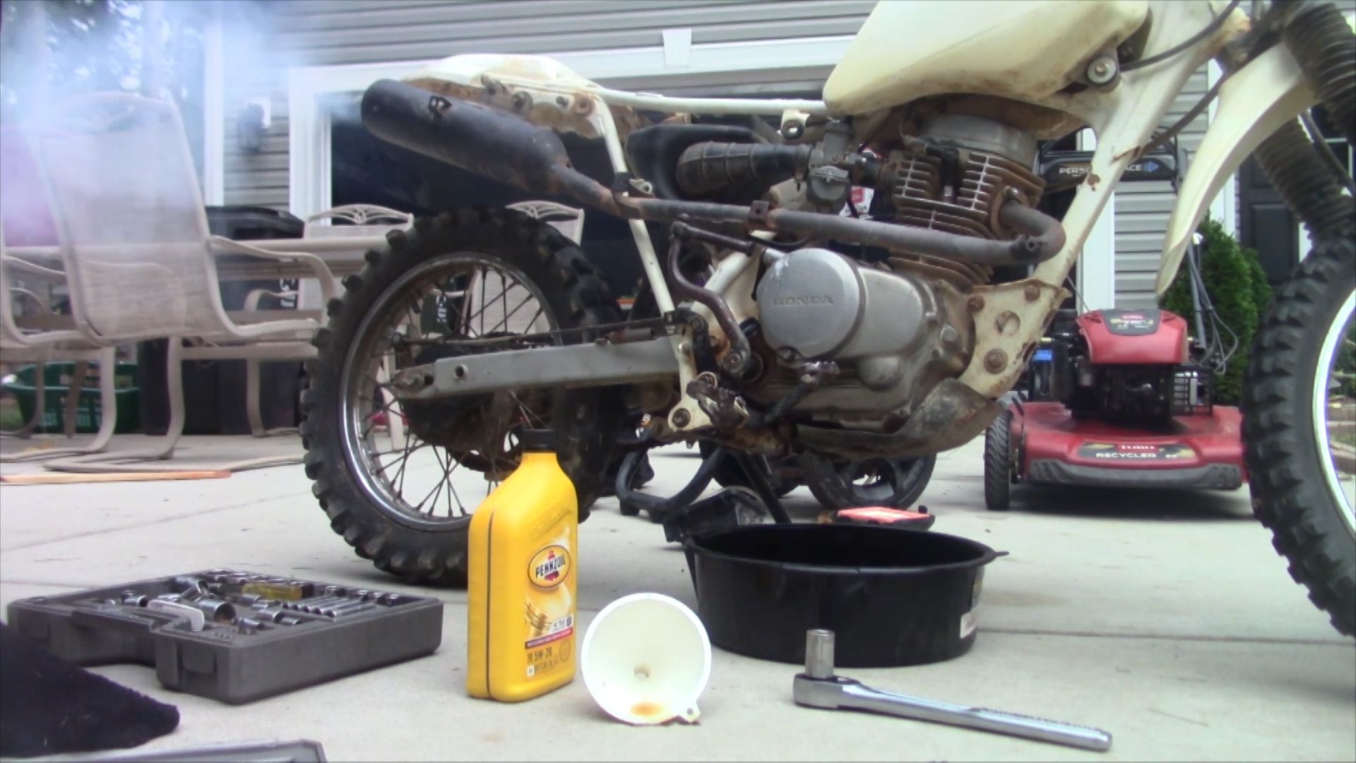 XR80 Oil Change 6 Steps Instructables