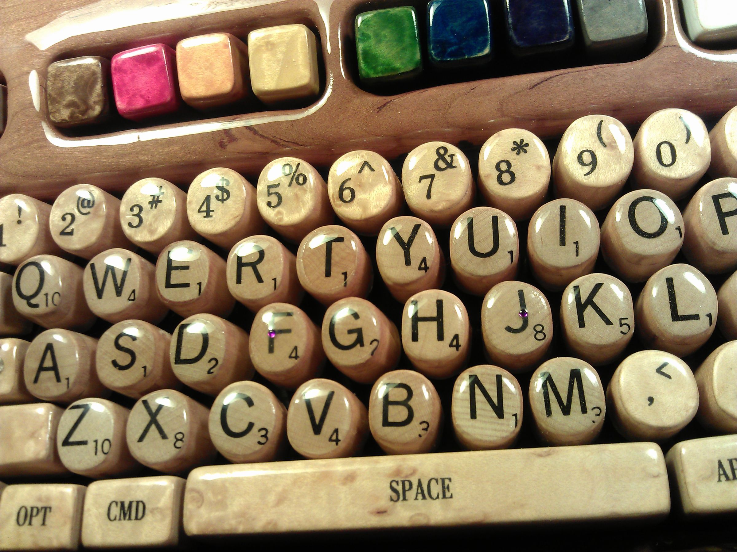 Wooden Computer Keyboard by Steve M. Potter 24 Steps (with Pictures