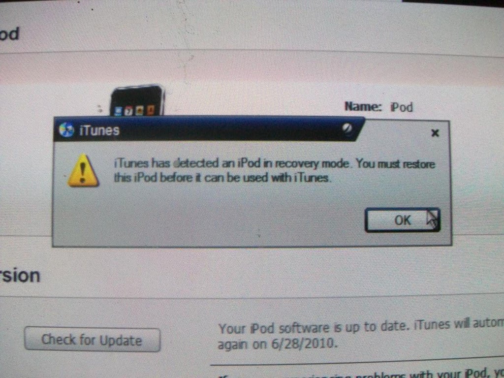How To Fix A "Bricked" Ipod Touch : 6 Steps - Instructables
