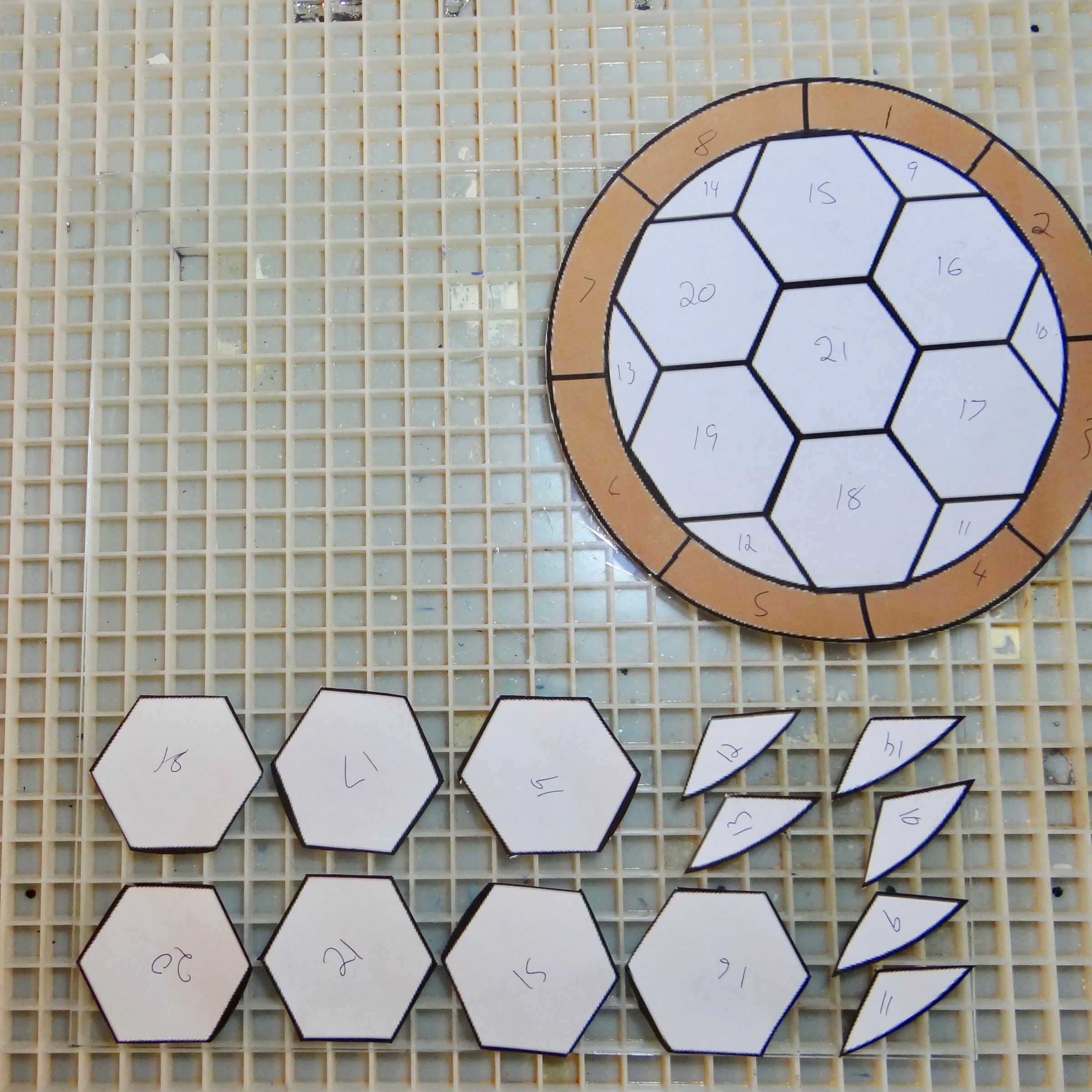 Stained Glass Blue Suncatcher 10 Steps With Pictures Instructables