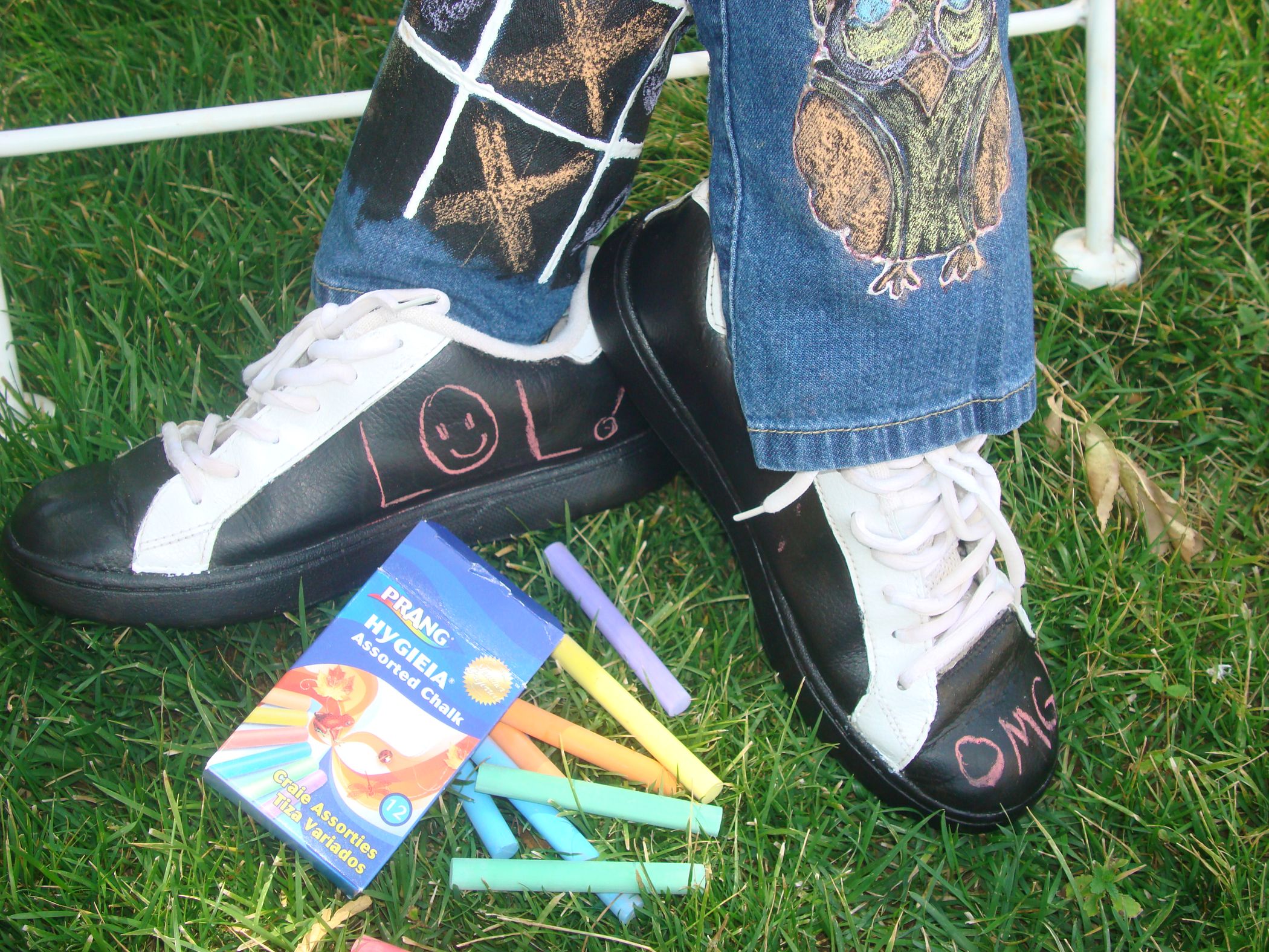 Chalk Board Jeans 10 Steps (with Pictures) Instructables