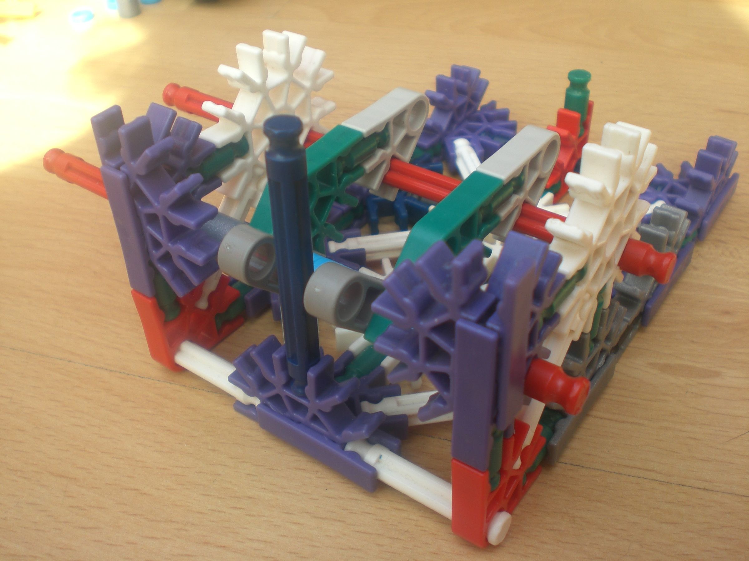 Knex Automatic Card Shuffler 15 Steps Instructables