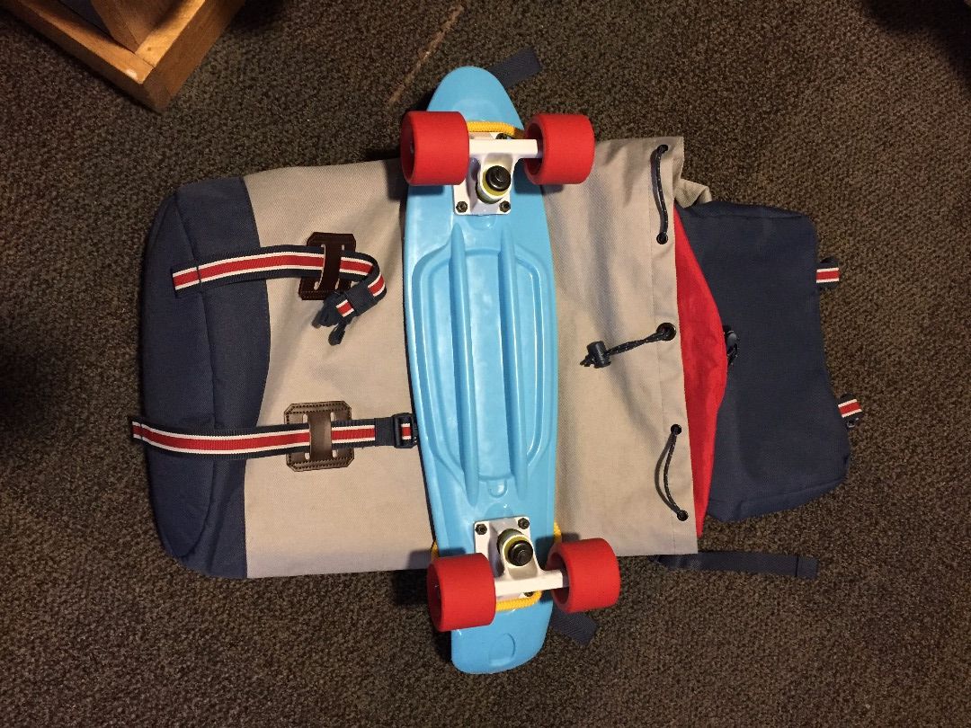 diy skateboard backpack
