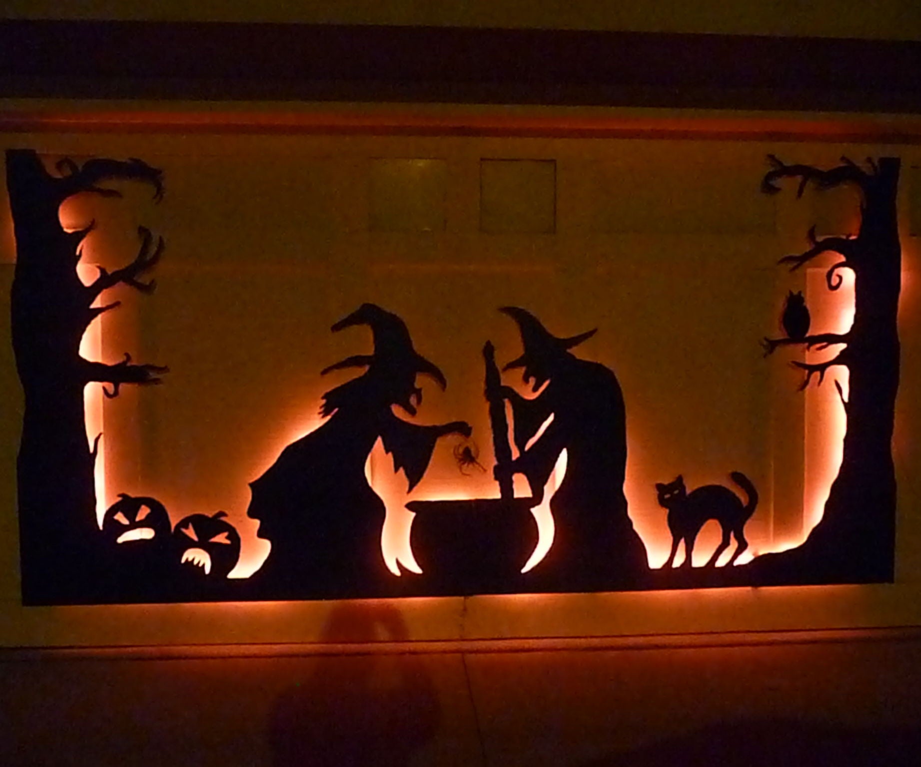 Halloween Garage Door Silhouette 6 Steps (with Pictures) Instructables