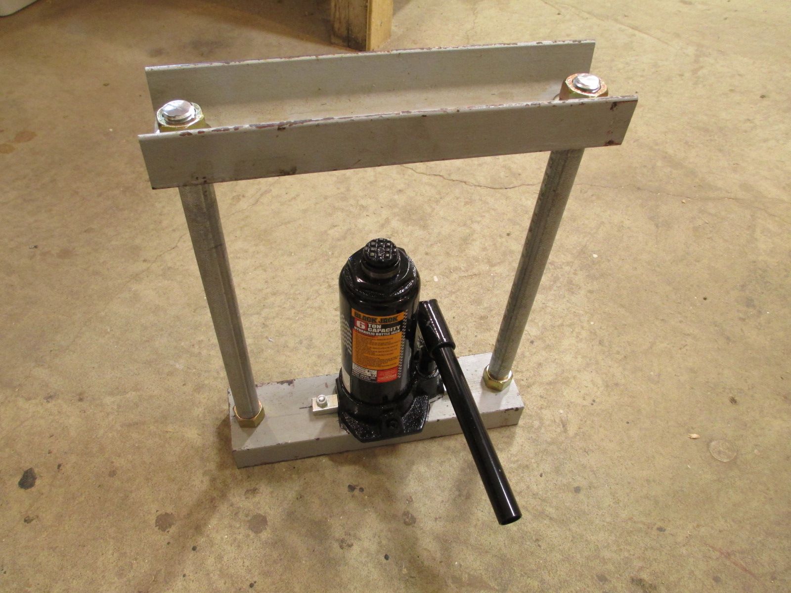 6 Ton Hydraulic Pin Press 3 Steps Instructables