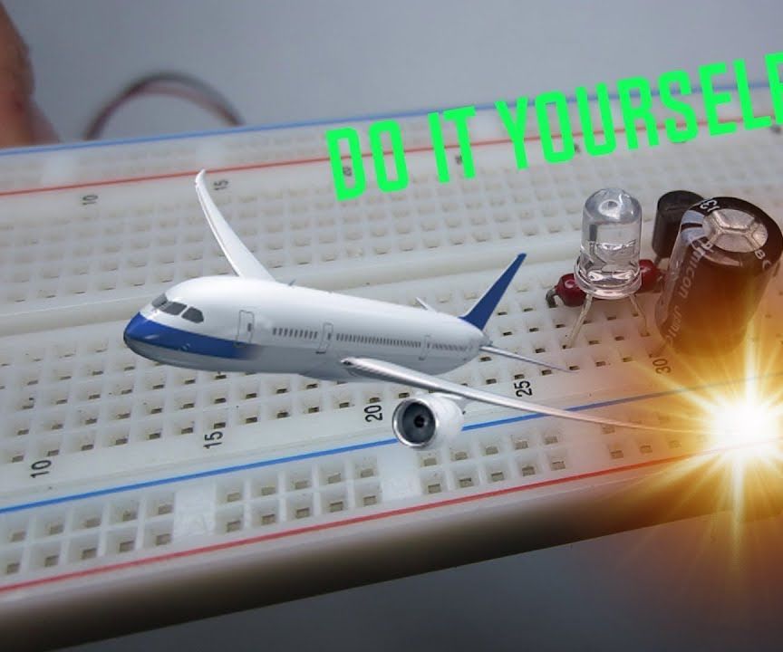 Airplane Simple Strobe Led Light Effect 3 Steps Instructables