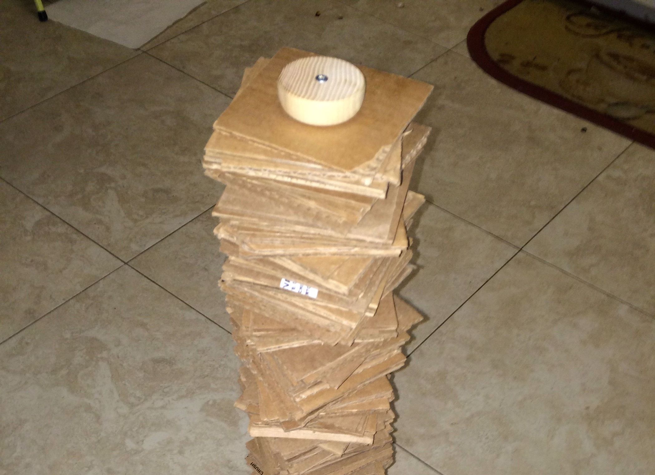 Easy Cardboard Cat Tower 4 Steps (with Pictures) Instructables